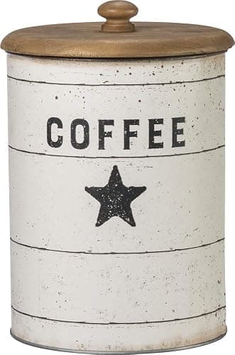 Primitives by Kathy 39060 Farmhouse Tin Canisters, Sugar/Coffee/Flour thumbnail 5