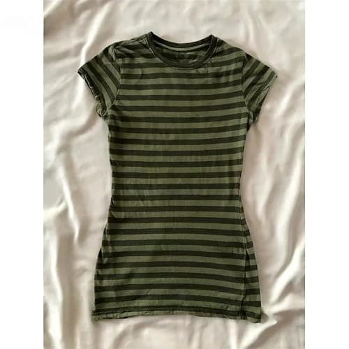 Y2k Grunge Shirts Alt Emo Clothes Women Whimsical Goth Short Sleeve Top thumbnail 2