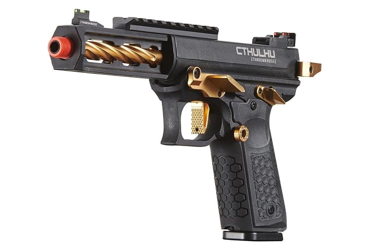 Lancer Tactical Full Auto/Semi Gas Blowback Airsoft Pistol w/Extra Magazine (‎Tandemkross Cthulhu) thumbnail 5