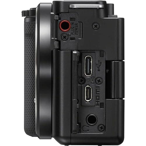 Sony ZV-E10 Mirrorless Camera with 16-50mm Lens Black ILCZV-E10L/B, Sony 18-105mm Lens, 64GB Memory Card, Color Filter Kit, Filter Kit, Corel Photo Software, Bag, and More thumbnail 8