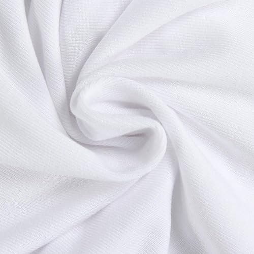 GEMBERA Womens' Stretchy Scoop Neck Short Sleeve Shirts Fitted Casual Basic Top T-Shirts thumbnail 6