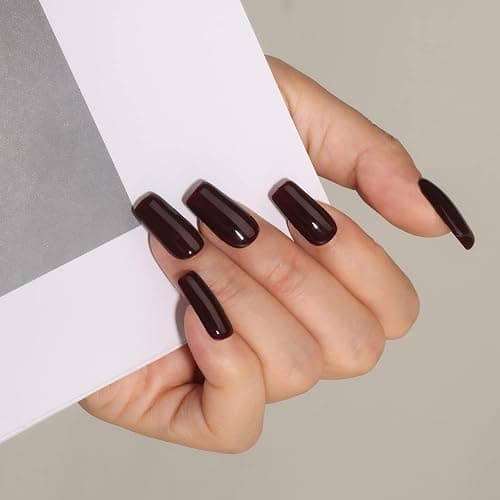 MAYCHAO 15ML Gel Nail Polish 1Pc Deep Cherry Red Nail Polish Soak Off UV LED Blood Red Nail Gel Polish Nail Art Starter Manicure Salon DIY at Home, 0.5 OZ thumbnail 6