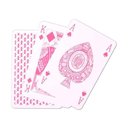 Waddingtons Number 1 Classic Pink Playing Card Game, play your favourite games from snap, poker and blackjack with this stylish deck, travel game, great gift and toy for boys and girls aged 6 plus thumbnail 2