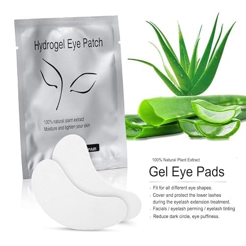 Ocim 100 Pairs Under Eye Pads Lash Extensions,100% Natural Hydrogel Gel Eye Patches for Lashes Extension/Eyelash Tinting thumbnail 2