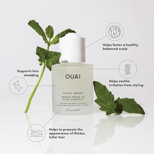 OUAI Scalp Serum - Balancing Hair Serum with Red Clover Extract, Siberian Ginseng and Peptides for Thicker and Fuller-Looking Hair - Paraben, Phthalate and Sulfate Free Scalp Care (2 Fl Oz) thumbnail 2