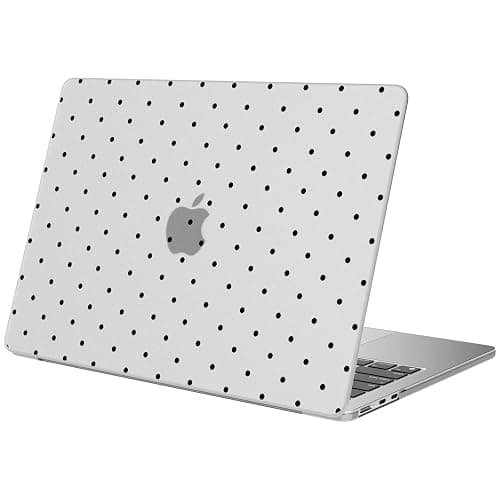 BlHMCASE Compatible with MacBook Air 13 inch Case M1 A2337 A2179 A1932 2022 2021 2020 2019 2018 Release, Cute Black Polka Dot Protective Hard Shell Matte Cover for MacBook Air 13.3 inch - Image 1