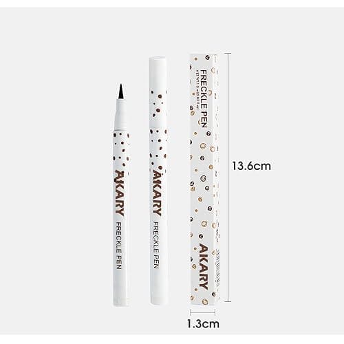 AKARY Freckle Pen Professional Lifelike Face Concealer Point Out Natural Waterproof Longlasting Soft Artificial Freckles Fine Makeup Freckle Pen Life Face Decoration (#03 Chestnut) thumbnail 9