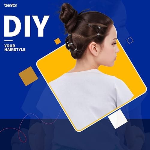 Teenitor Clear Elastic Hair Bands, 2000pcs Mini Hair Rubber Bands, Hair Ties, Soft Hair Elastics Ties, 2mm in Width and 30mm in Length thumbnail 5