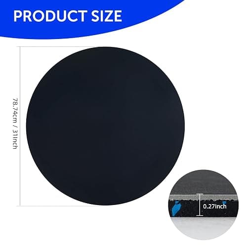 Tristcily 31inch Portable Dance Floor, Tap Dance Floor, Ballet Training Equipment Ideal for Figure Skating Practice Mat,Jazz,Tap Board,Turning Board and Party Dancing for All Ages thumbnail 5