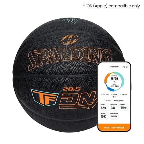 Spalding TF DNA Smart Basketball + 1 Yr App Subscription Bundle I iOS Compatible Only I All Surface Material thumbnail 8