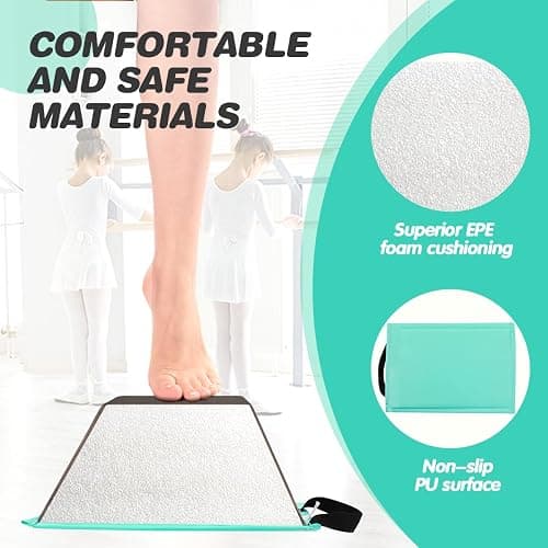 Cheer Stunt Training Stand, PU Non-Slip Stunt Trainer Flyer Stand Cheer for Promotion and Development of Flexibility, Coordination (Green) thumbnail 3