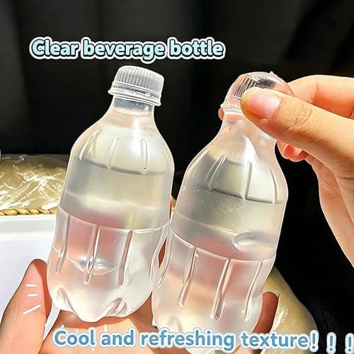 Clear Water Bottle Squishy Slow Rising Fidget Toy, Soft Squeeze Sensory Stress Relief Toy, Kawaii Desk Anxiety Relief Squishy Gift for Adults (Water Bottle) thumbnail 4