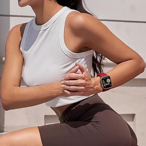Maledan 6 Pack Bands Compatible for Apple Watch Band 38mm 40mm 41mm 42mm 44mm 45mm 46mm 49mm Women Men, Soft Silicone Sport Band Strap for iWatch Apple Watch Series 11 10 9 8 7 6 5 4 3 2 1 SE Ultra thumbnail 6