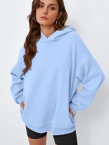 EFAN Womens Oversized Hoodies Fleece Hooded Sweatshirts Fall Fashion Outfits 2025 Cute Clothes with Pockets thumbnail 3