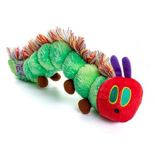 KIDS PREFERRED World of Eric Carle, The Very Hungry Caterpillar Bean Bag Toy, 10 inches - Image 1