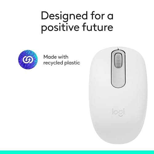Logitech M196 Bluetooth Wireless Mouse, Compact and Portable Mouse for Laptops, Tablets and More, 12-Month Battery, Smooth Tracking, Compatible with PC and Mac, Windows and macOS - Off White thumbnail 10