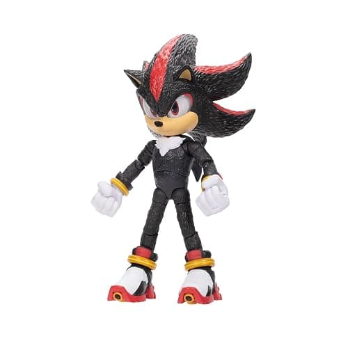 Sonic The Hedgehog – 5-Inch Shadow Action Figure – 20+ Points of Articulation – Official Collector Toy – Boys & Girls Ages 3+ thumbnail 5