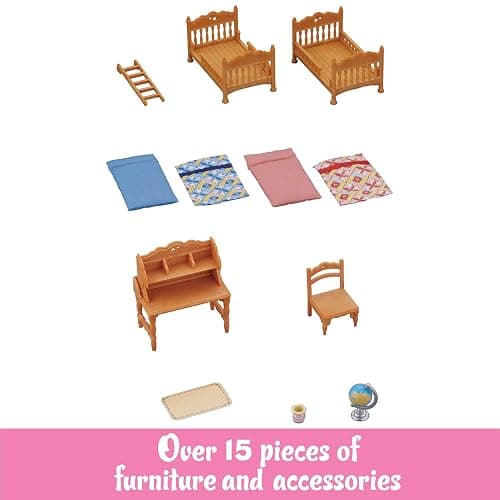 Calico Critters Children's Bedroom Set, Paper, Multicolor thumbnail 2