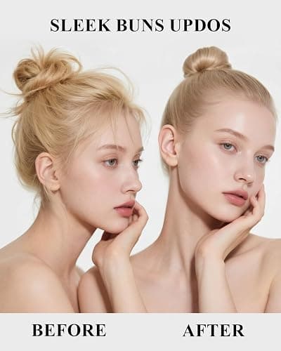 100% Boar Bristle Slick Back Hair Brush | Natural Peach Wood Handle | Restores Shine, Controls Frizz, Smooths Flyaways | Teasing Adds Volume Styling Tool | For Sleek Ponytails, Buns & Beard Grooming thumbnail 4