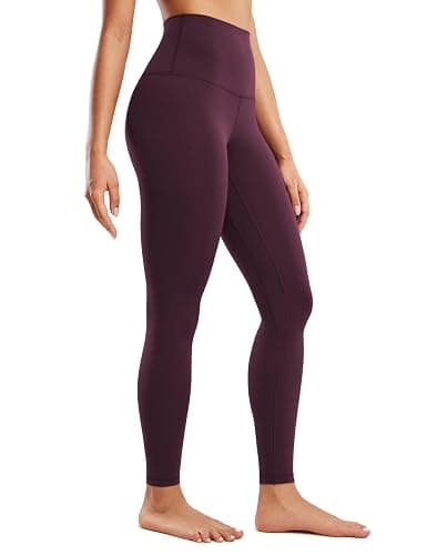 CRZ YOGA Butterluxe Super High Waist Leggings 28" - Full Length Buttery Soft Womens Yoga Pants Over Belly - Image 1