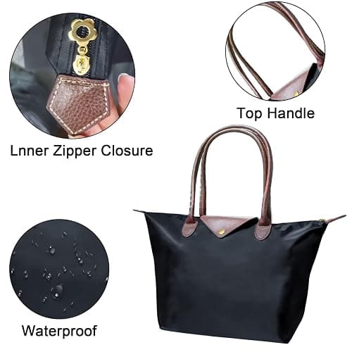 ARIEL-GXR Women's Tote Bag,Large Capacity Shoulder Handbags for Ladies,Tote Shopping Bag with Zip and Top Handle Waterproof Crossbody Schoolbag for Work,Travel,School,Office thumbnail 4