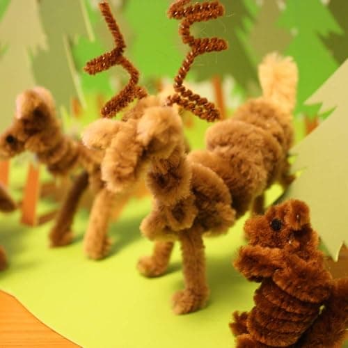 KASEMI Pipe Cleaners,1000 pcs and 20 Assorted Colors 12 inch Chenille Stems for DIY Art Creative Crafts Decorations thumbnail 4