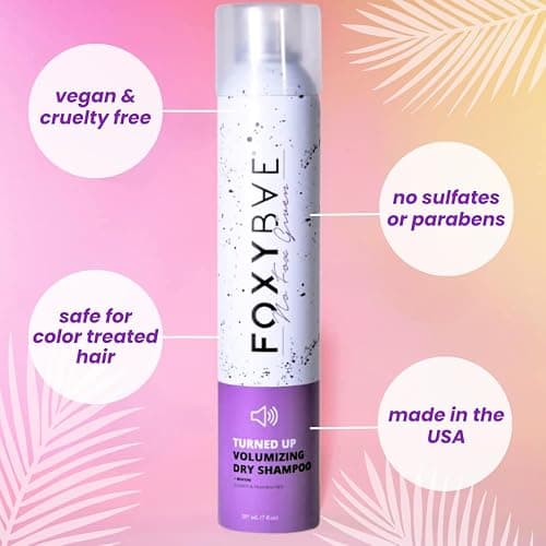 FoxyBae Turned Up Dry Shampoo Spray - Dry Shampoo for Women with Biotin for Hair Growth - Volumizing, Refreshing & Non-Toxic - 7 Fl Oz thumbnail 4