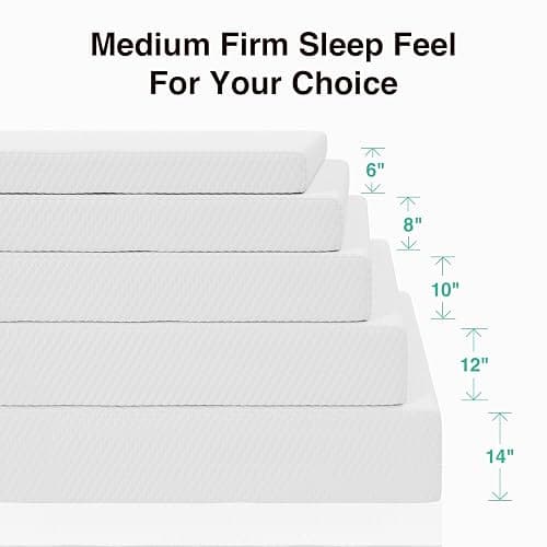 Novilla 6 Inch Full Size Mattress, Full Memory Foam Mattress with Cooling Foam & Breathable Comfort Layer,Pressure Relief Mattresses in a Box for Cool Touch & Support thumbnail 8