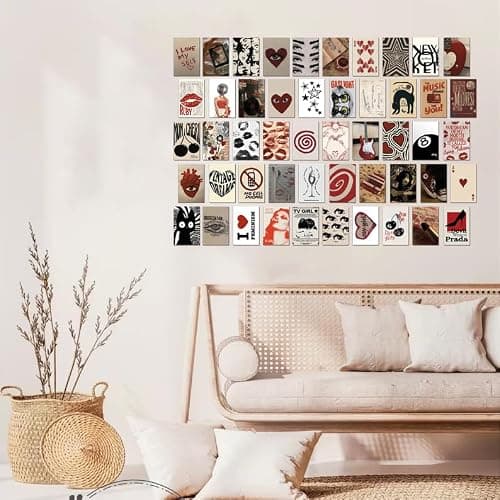 Kizbok Downtown Girl Room Decor Y2k Posters, 50Pcs Vintage Downtown Girl Poster with Downtown Girl Stickers, Retro Y2k Room Decor 4"x6" Wall Collage Kit for Room Aesthetic, Trendy Wall Art Prints Dorm Decor For Teen Girls Bedroom Decor thumbnail 2