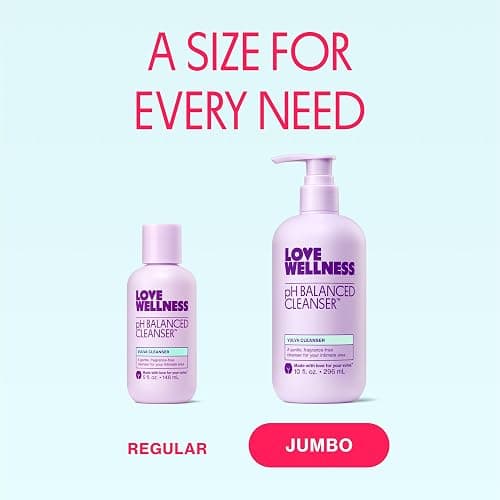 Love Wellness pH Balancing Cleanser | Feminine Vulva Wash for Intimate Health & Hygiene | Fragrance-Free, Non-Irritating & pH Matched | With Aloe Vera & Calendula for Sensitive Skin | 10 Fl Oz thumbnail 4