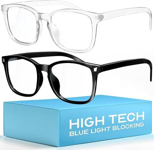livho High Tech Blue Light Glasses - Advanced Blue Light Blocking Computer Glasses - Screen Fatigue & UV Protection - Image 1