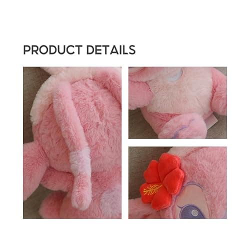 MINISO 11'' Lilo & Stitch Collection Costume Changing Bunny Plush Toy (Angel) Stuffed Animals for Valentine's Day, Mini Stuffed Animal Enthusiasts thumbnail 4