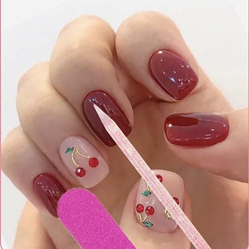100 PCS Nail Sticks, 100 PCS Mini Nail Files Double Sided Nail Buffer, Nail Care Sticks, Cuticle Manicure and Pedicure Stick for Fingernail, Cleaning Cuticle Stick - Pink thumbnail 5