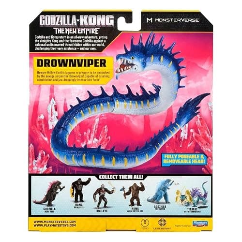 Godzilla x Kong Drownviper Action Figure, Monsterverse, 7 inch, Deluxe thumbnail 5