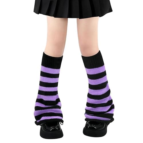 Leg Warmers for Women Girls Japanese Style Lolita Leg Warmer Long Kawaii Knit Socks Gothic Harajuku Leg Cover Stockings - Image 1