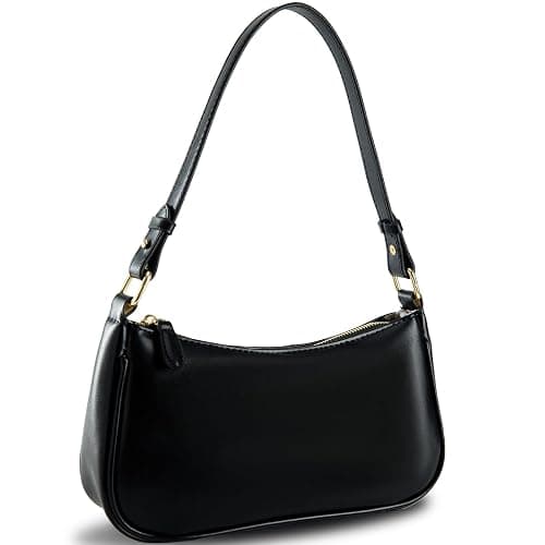 Shoulder Bags for Women Leather Hobo Sling Tote Handbag Retro Clutch Purse with 2 Removable Straps and Zipper Closure thumbnail 4