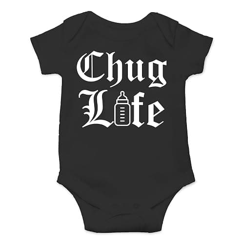 AW Fashions Chug Life Baby Bodysuit Funny, Cute, and Comfortable Infant Apparel - Trendy Newborn Clothing - Image 1