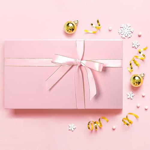 LIFELUM Pink Gift Box 13.85'' x 8.35'' x 4.45'' Gift for Valentines Large Gifts Boxes for Presents Birthday Magnetic Box for Gifts with Luxury Filler,Card, Ribbon,Sticker 1 Pack thumbnail 2