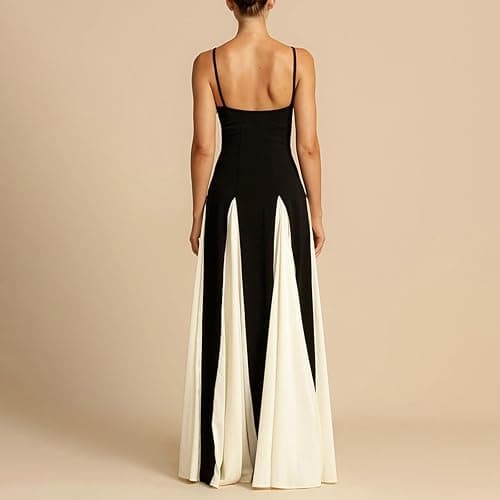 Alaurbeauty Womens Summer Maxi Dresses Sweetheart Neckline Spaghetti Strap Long Dress Casual Vacation Beach Dress thumbnail 6