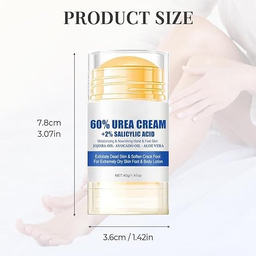 Hydrating and Anti-Cracking Foot Cream, 2025 Moisturising and Relieves Cracking and Dryness Foot Cream, Hand and Foot Repair Cream for Women & Men Callused, Feet, Knee, Elbow, Hand (White-1PC, #01) thumbnail 7