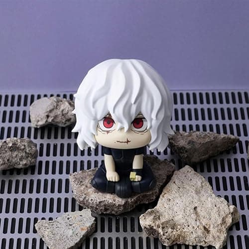 HBGIAY MHA Dabi Look up Figure Tomura Shigaraki Action Figure Sitting Pose Cute MHA Figurine Toga Himiko Statue Collectibles Gift thumbnail 4