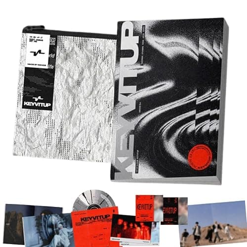 KEYVITUP 1st EP Album KEYVITUP [KEYVITUP Ver.] Photobook + CD + 2Photocard + Sticker + Postcard + Mini Poster + Outcase Pouch (Best One) - Image 1