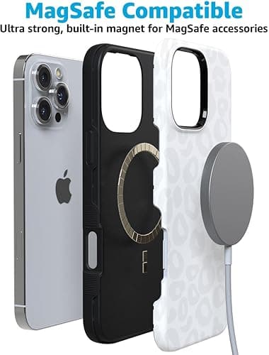 Casely iPhone 16 Pro Max Case | Into The Wild | White Snow Leopard | Bold Protective Case Design | Compatible with MagSafe thumbnail 8