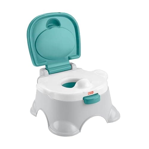 Fisher-Price™ 3-in-1 Toddler Toilet Training Potty Chair and Step Stool, with Removable Toilet Ring - Image 1
