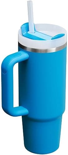STANLEY Quencher H2.0 Tumbler with Handle and Straw 30 oz | Flowstate 3-Position Lid | Cup Holder Compatible for Travel | Insulated Stainless Steel Cup | BPA-Free | Azure thumbnail 3