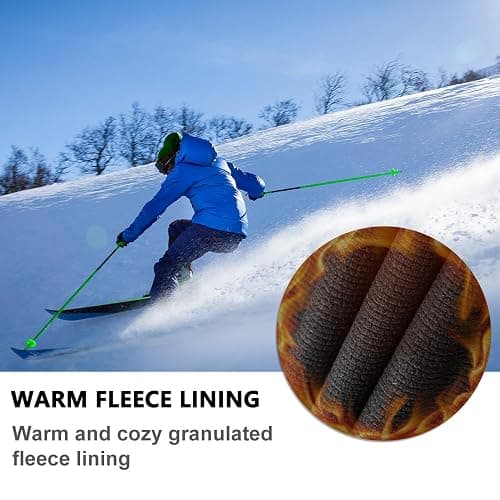 Gash Hao Mens Waterproof Ski Snow Pants Hiking Softshell Cargo Fleece Lined Warm Insulated Outdoor Fishing Pants thumbnail 2