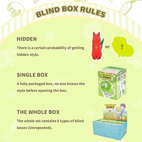 BEEMAI Vegetables Fairy Series 1PC Random Design Cute Figures Collectible Toys Birthday Gifts thumbnail 5