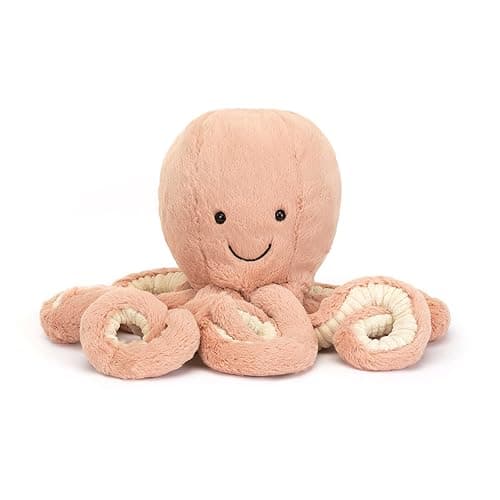 Jellycat Odell Octopus Stuffed Animal, Large 18.5 inches - Ocean and Sea Plush Toy - Classic Children's Gift thumbnail 6