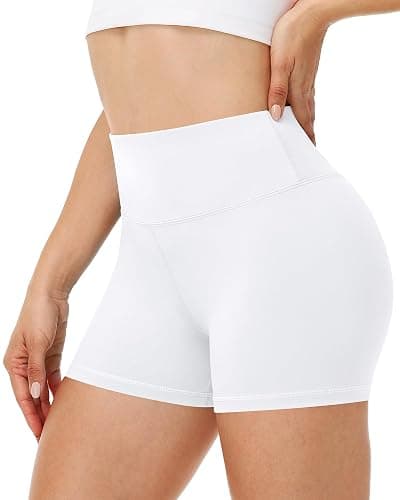 Runhit Women's Workout Biker Shorts - 3"/5"/8" High Waisted Tummy Control Spandex Booty Shorts for Volleyball Gym Yoga Dance - Image 1