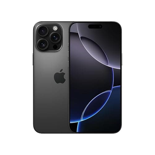 Apple iPhone 16 Pro Max 256 GB: Telefono 5G con Controllo fotocamera, Dolby Vision 4K a 120 fps e un’autonomia senza precedenti. Compatibile con AirPods; Titanio nero - Image 1